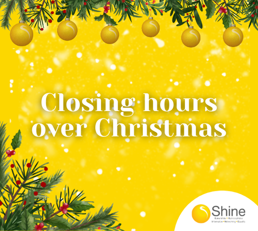 Closing hours over Christmas and support available