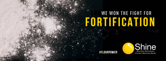 Shine Celebrates Mandatory Folic Acid Flour Fortification