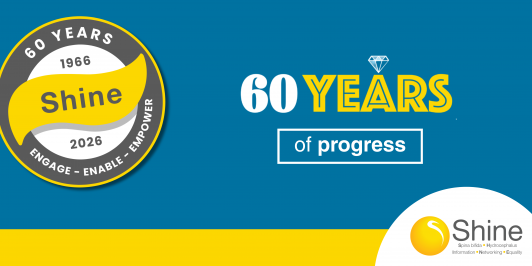 Shine member Maryam, celebrates 60 years of the charity that gave her family hope