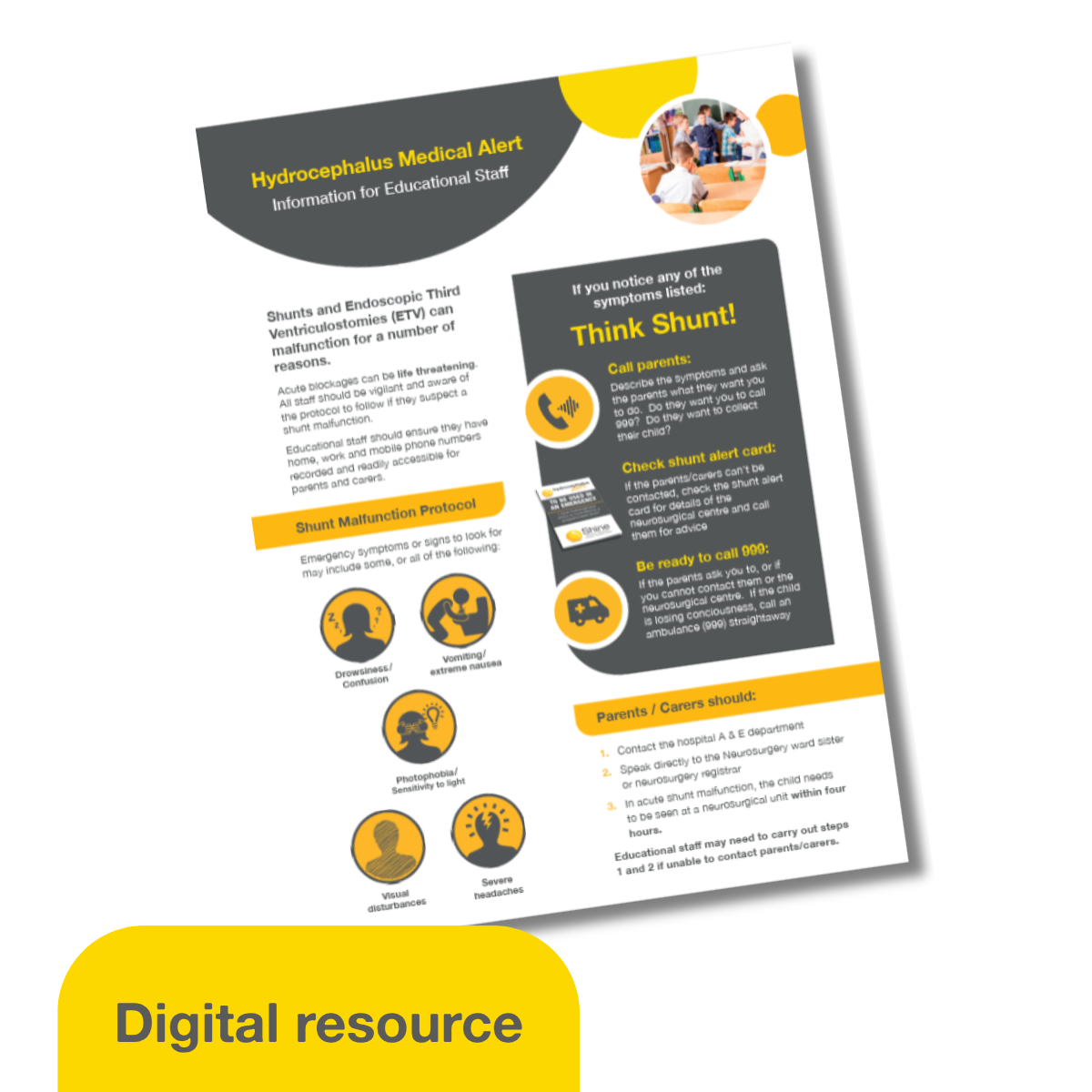 Shunt Alert for Education Professionals (digital version)